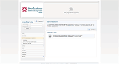 Desktop Screenshot of fondazioneintesasanpaoloonlus.org